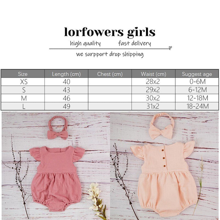 Autumn Baby Girl Clothes Cotton Long Sleeve Baby Romper For New Born Winter Boutiques Linen Playsuit Photo Props Infant Outfit