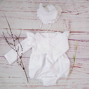 Autumn Baby Girl Clothes Cotton Long Sleeve Baby Romper For New Born Winter Boutiques Linen Playsuit Photo Props Infant Outfit
