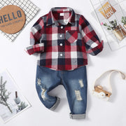 Winter  Baby Boy Clothes Infant Toddler Boy Outfits 12 18 24 Months 2T 3T  Denim Jeans Boys Fall Winter Clothing Pants Set