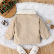 Children Jackets Coat Autumn Winter Unisex  Clothes Newborn Baby Corduroy Outwear Outfits Toddler Kids Clothing 0-3Y