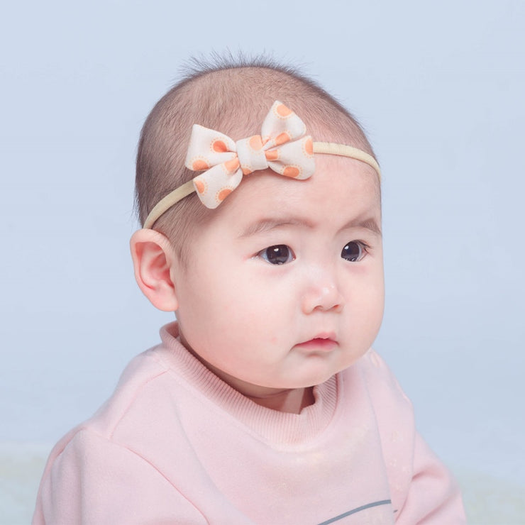 Newborn Baby Bows Headbands Girls soft Lovely Hair Accessories Thin Nylon Traceless Infant Cute Hairband.