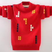 Children's  Sweater Winter Boy Clothing O-Necks  Winter Keep Warm Children Clothing