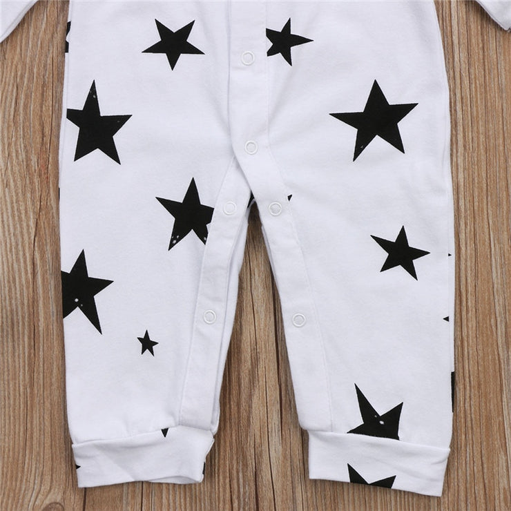 Newborn Cotton Warm Romper for Baby Boy /Girls Clothes Jumpsuit Newborn Baby Clothes Stars Infant Boy Onesie