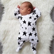 Newborn Cotton Warm Romper for Baby Boy /Girls Clothes Jumpsuit Newborn Baby Clothes Stars Infant Boy Onesie
