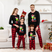 Funny Christmas Family Matching Pajamas Sets Xmas Daddy Mommy and Me Pj & Clothes Plaid Father Mother Kids Pyjamas Outfits