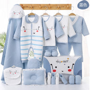 Newborn Clothes Baby18/22 Gift Pure Cotton Baby Set 0-12 Months Autumn And Winter Kids Clothes Suit Unisex  Without Box