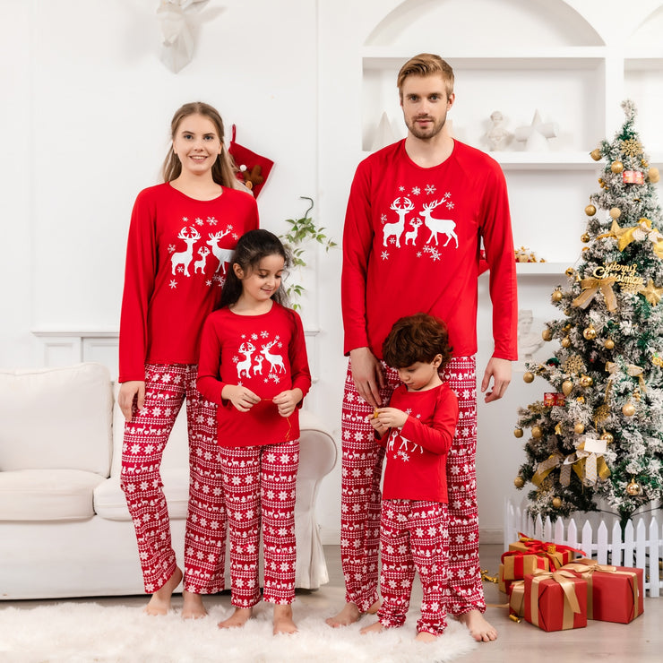 Funny Christmas Family Matching Pajamas Sets Xmas Daddy Mommy and Me Pj & Clothes Plaid Father Mother Kids Pyjamas Outfits