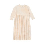 Tie Dye Print Baby Teen Girls Midi Dresses and Boys Tops Matching Summer Soft Children brown Pink Clothes