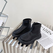 Kids Fashion Boots Baby Girls Leather Ankle Shoes Children Brand Chelsea Boots Black/ Brown  Boots Boys Soft Boots