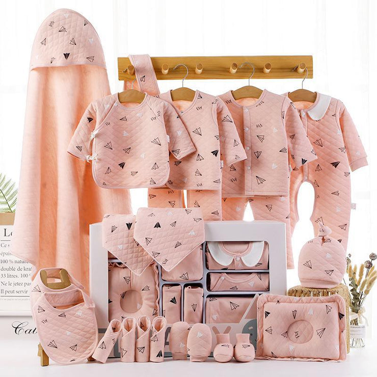 Newborn Clothes Baby18/22 Gift Pure Cotton Baby Set 0-12 Months Autumn And Winter Kids Clothes Suit Unisex  Without Box