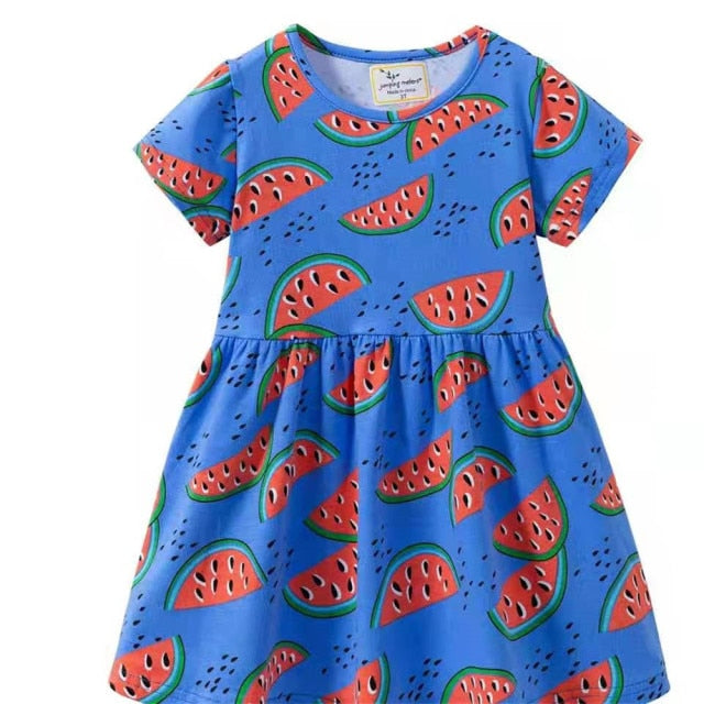 Baby Girls Dress Summer Party Princess  Strawberry Clothing Tutu Cute Hot Designs Kids Girls Dress