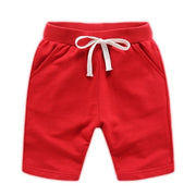 Children Summer Shorts Cotton Solid Elastic Waist Shorts For Boys /Girls Fashion Sports Pants Toddler Panties Kids Beach Clothing