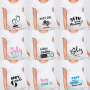Baby In Progress Baby Loading Maternity Short Sleeve Tshirts Pregnant T Shirt Pregnancy Announcement Shirt New Mom Clothes