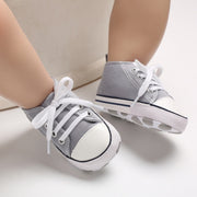 Baby Canvas Classic Sports Sneakers Newborn Baby Boys /Girls Print Star First Walkers Shoes Infant Toddler Anti-slip Baby Shoes