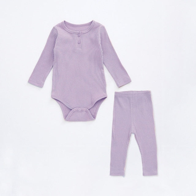 Infant Baby Boy/Girl Clothes Set Long Sleeve Baby Bodysuit +Pant Newborn Boy Outfits Summer Autumn Newborn Baby Girl Clothing
