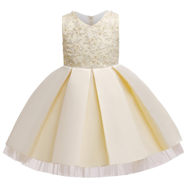 Western-Style Girls Dress Exquisite Princess Tutu Pure Cotton Lining Cute KIds Performance Clothing