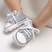 Newborn Baby Boys/Girls Canvas Classic Sneakers Newborn Print Star Sports First Walkers Shoes Infant Toddler Anti-slip Baby Shoes