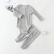 Infant Baby Boy/Girl Clothes Set Long Sleeve Baby Bodysuit +Pant Newborn Boy Outfits Summer Autumn Newborn Baby Girl Clothing
