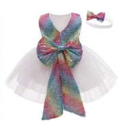 Baby Dress For Baby Girls 1st Year Birthday Dress Infant Sequin Party Princess Dress Baby Carnival Costume Newborn Clothes