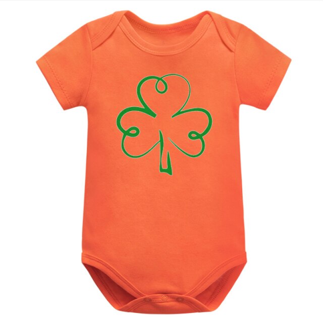 Shamrock Bodysuits St. Patrick Days Baby Girls Clothes St Patricks Day Irish Baby Onesie Green Tee