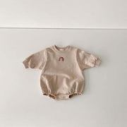 Children Autumn Clothing Korean  Baby Romper  Embroidered Onesie