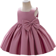 Baby & Flower Girls Wedding Birthday Bowknot Dresses Clothing Party Ball Gown Dress Costume Clothes for 1-10y
